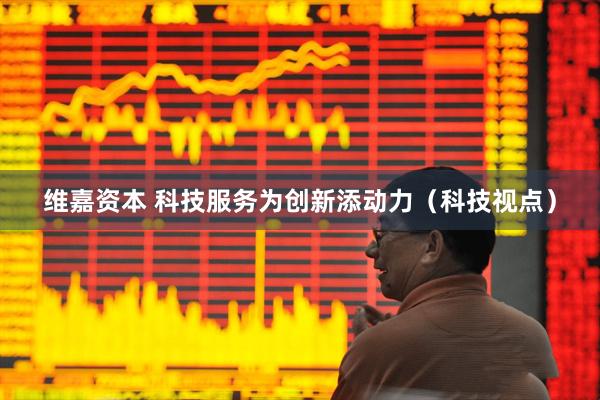 维嘉资本 科技服务为创新添动力（科技视点）